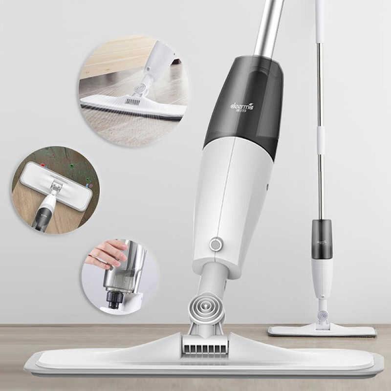 Cây lau nhà phun nước Deerma TB500 2 trong 1 - Chính Hãng