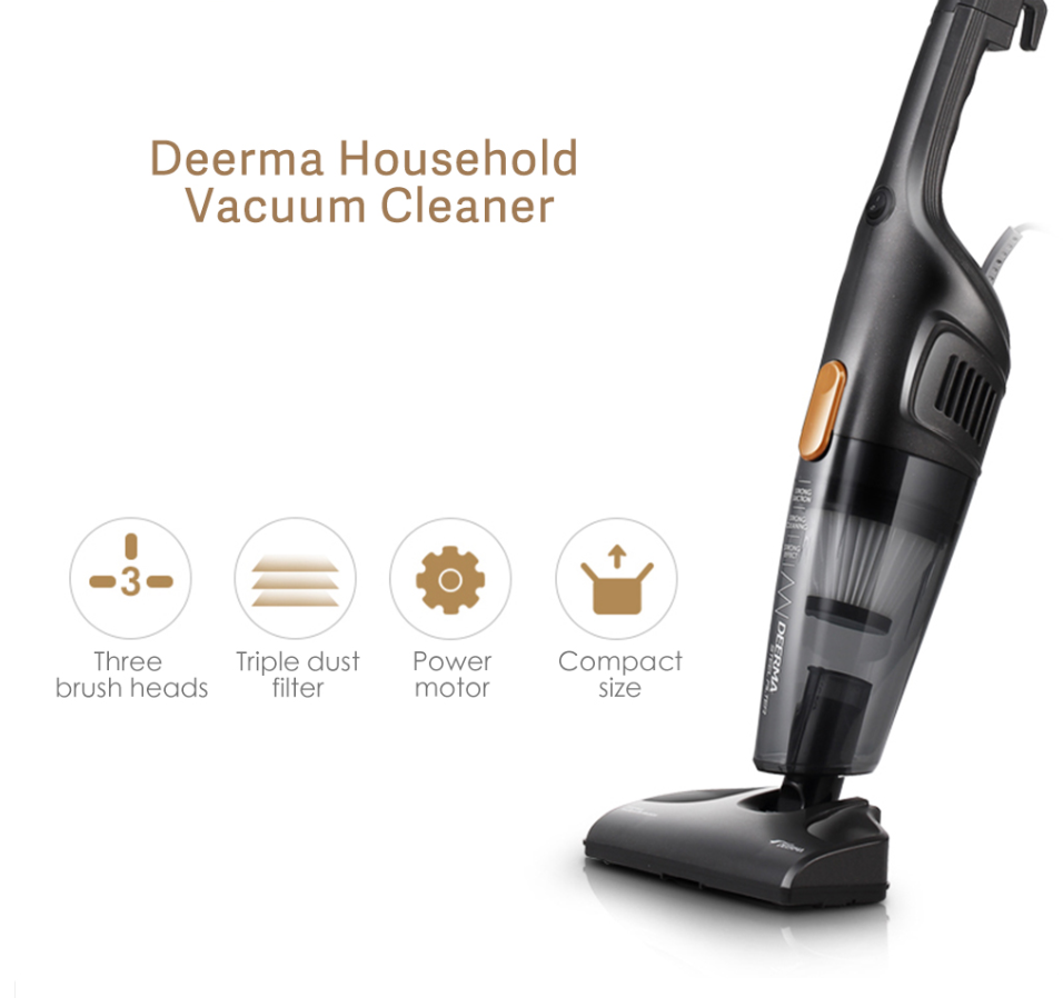 Máy hút bụi cầm tay Deerma DX115C - Hàng chính hãng