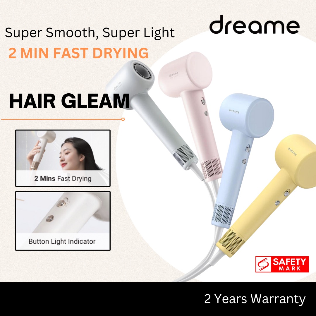 Máy sấy tóc Dreame Hair Gleam AHD12A - Bản quốc tế - Bảo hành 12 tháng