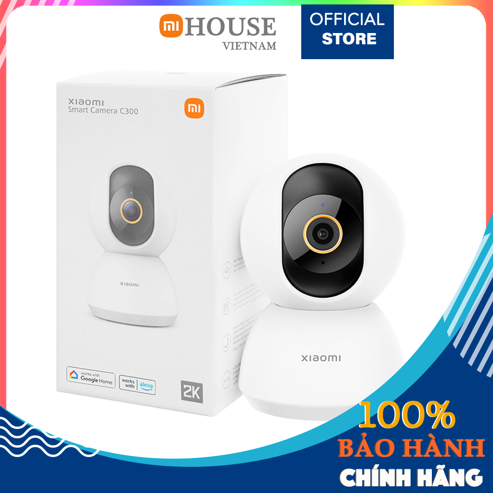 Camera Xiaomi 2K C300 - Quốc Tế 2023 - Xiaomi Smart Camera C300 - New Version
